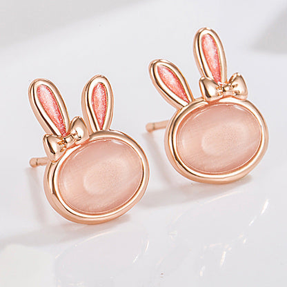 Special Interest Light Luxury Ear Bunny Simple Earrings