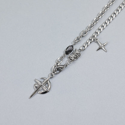 Women's & Men's & Onyx Stars Street Boys Design Necklaces