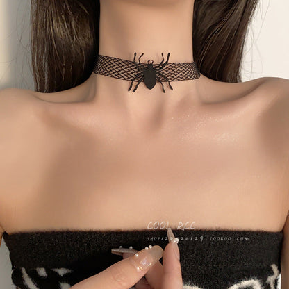 Series Mesh Hat Bat Trendy Hot Dark Necklaces