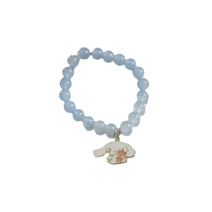 Cartoon Clear White Dog Cute Pink Rabbit Imitation Bracelets