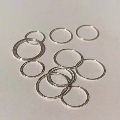 Women's Minimalist Simple Metal Suit Retro Classic Rings