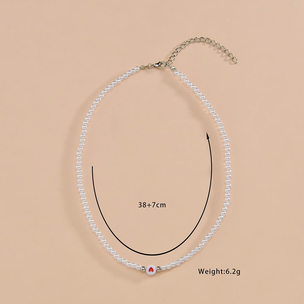 Heart Clavicle Chain Neck Elegant Graceful Necklaces