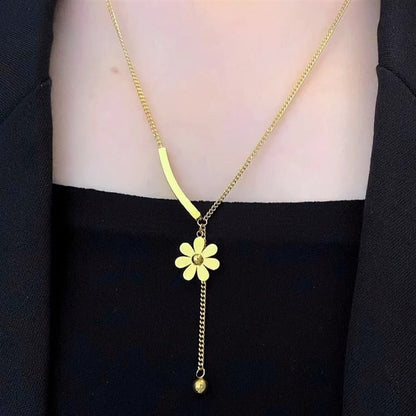 Women's No Fading Cold Style Temperamental Tassels Exquisite Clavicle Chain Necklaces