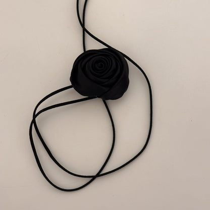 Women's Retro Rose Cold Style Bow Dark Necklaces