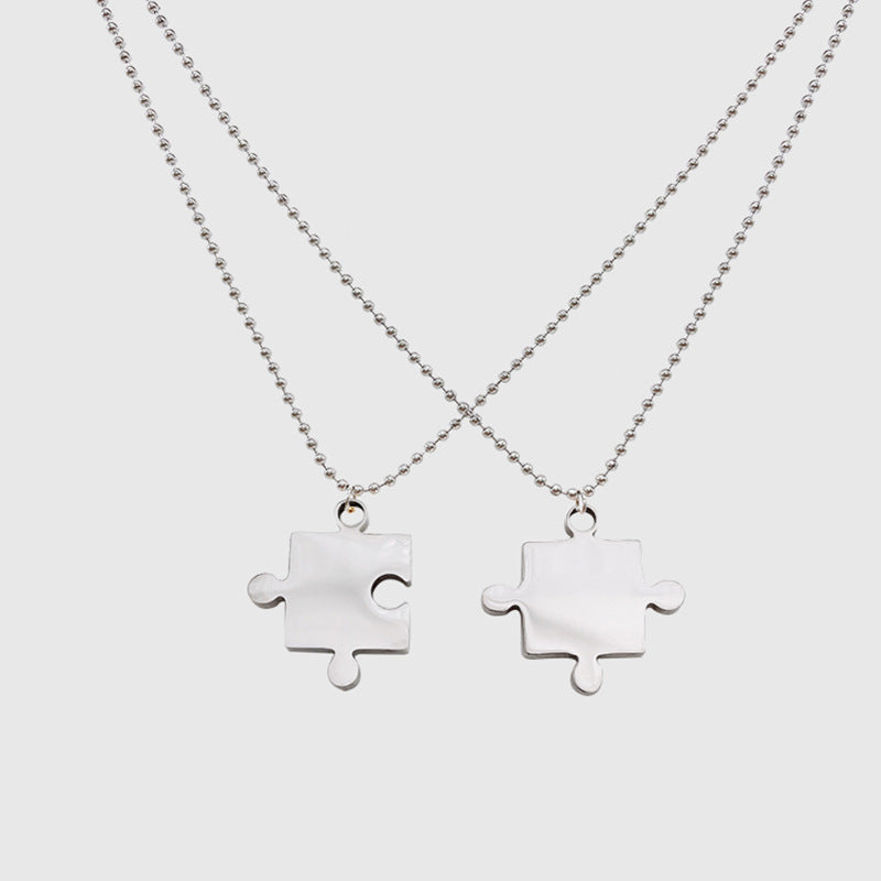 Men's Clavicle Chain Titanium Steel Stitching Special Interest Necklaces