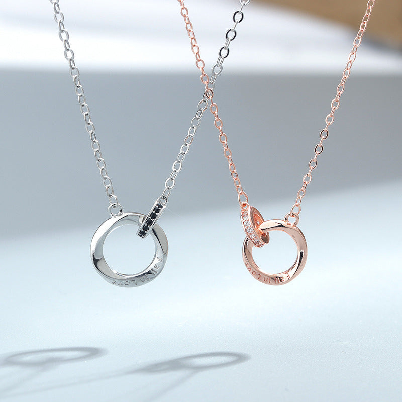 Women's & Men's & Couple Long-distance Love Commemorative Gift Necklaces