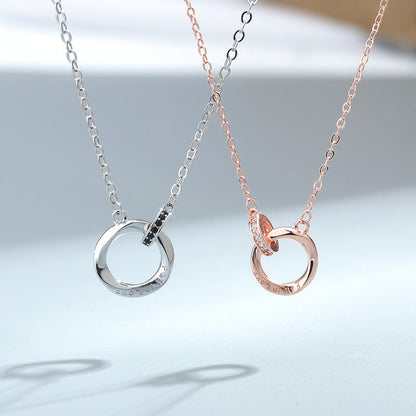 Women's & Men's & Couple Long-distance Love Commemorative Gift Necklaces