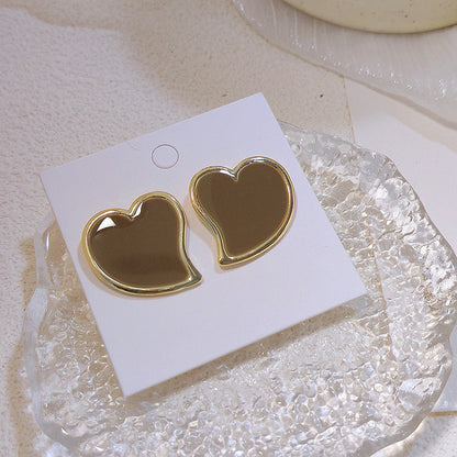 Women's Korean Style French Temperamental Pearl High-grade Lovely Light Earrings