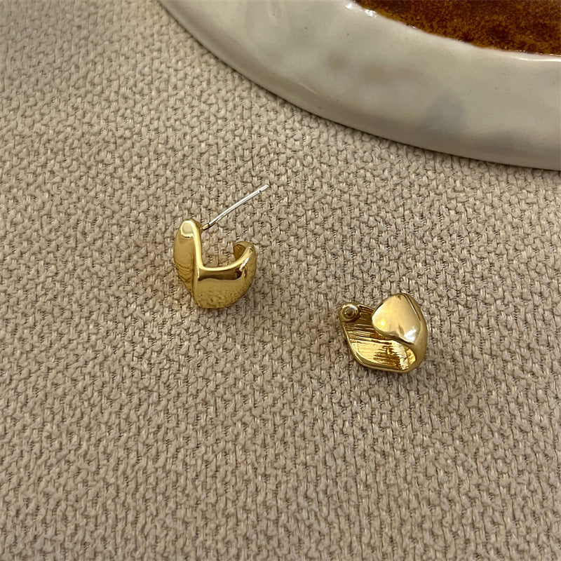 Design Three-dimensional Geometric Origami Cold Style Earrings