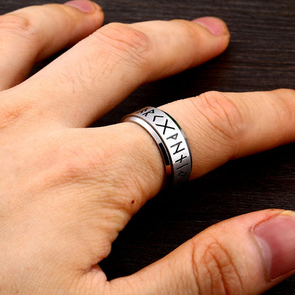 Women's & Men's & Viking Letters And Korean Style Fashion Rings