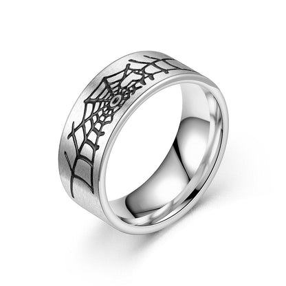 Men's Retro Style Creative Titanium Steel Personality Rings