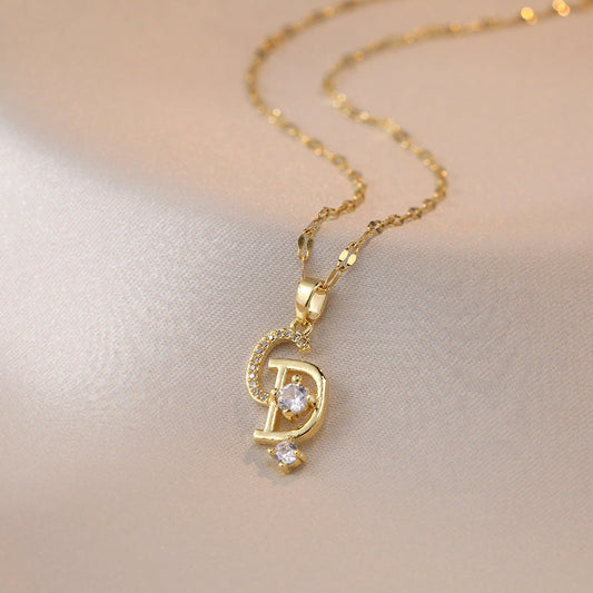 Women's Light Luxury Zircon Minority Design Clavicle Necklaces