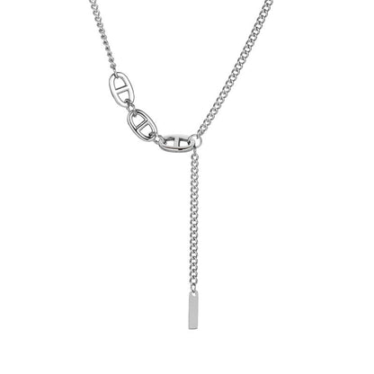 Men's Titanium Steel Sweet Cool Trendy Design Sense Niche Necklaces