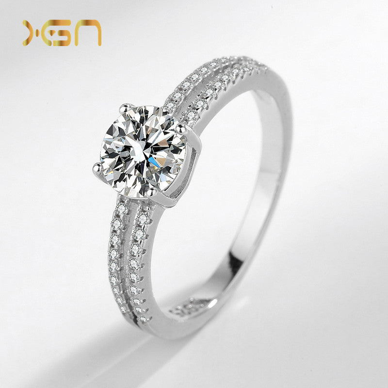 Sterling Sier Eight Hearts And Arrows Rings