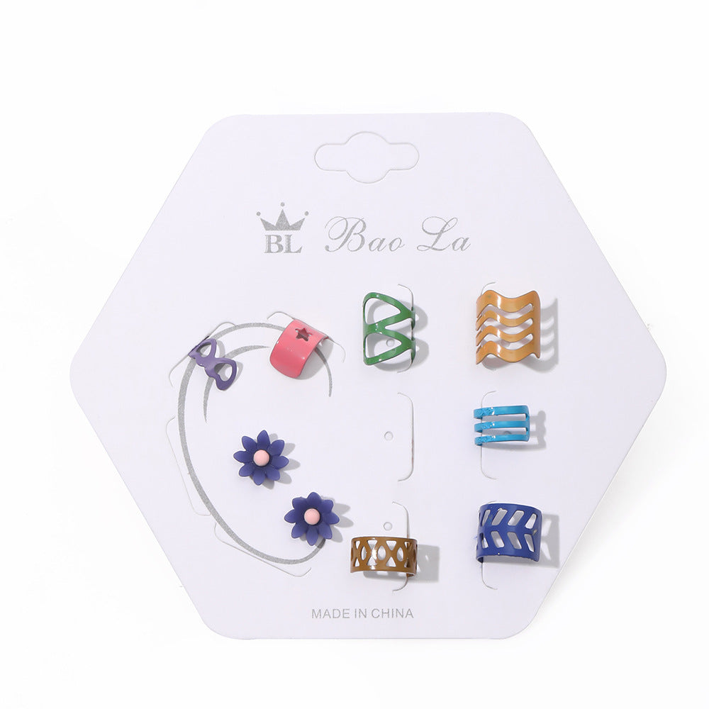 Pairs Imitation Gemstone Crystal Drop Shape Earrings