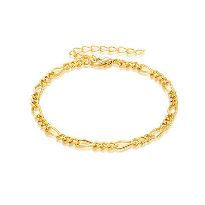 Geometric Metal Simplicity Gold Suit Personality Bracelets
