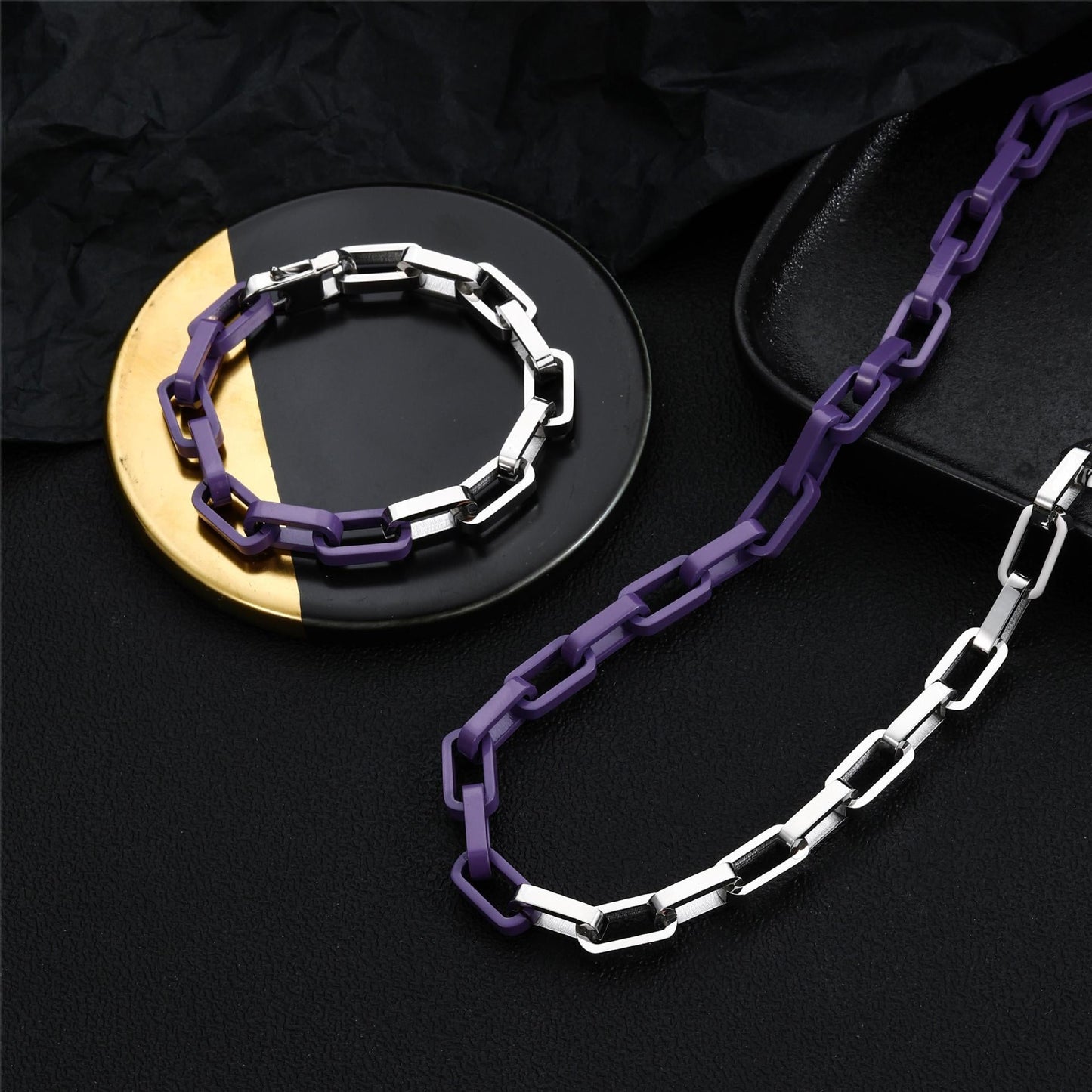 Men's Cuban Link Chain Chunky Niche Advanced Light Necklaces