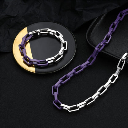 Men's Cuban Link Chain Chunky Niche Advanced Light Necklaces