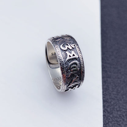 Women's & Men's & Thai Sier Personalized Hip Hop Hipster Domineering Rings