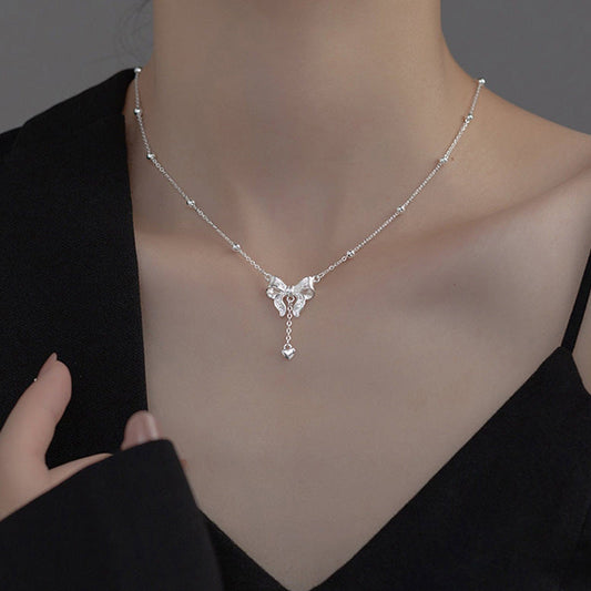 Women's Butterfly Fashionable Clavicle Chain French Style Necklaces