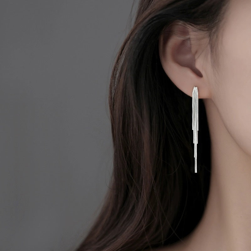 Sterling Sier Tassel Trendy Elegant Personalized Rings