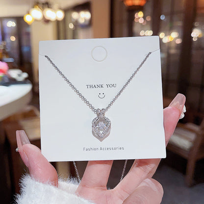 Women's Steel No Fading High Sense Temperament Wild Light Necklaces