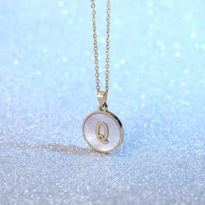 Stainless Steel Female Pendant Ornament Small Necklaces