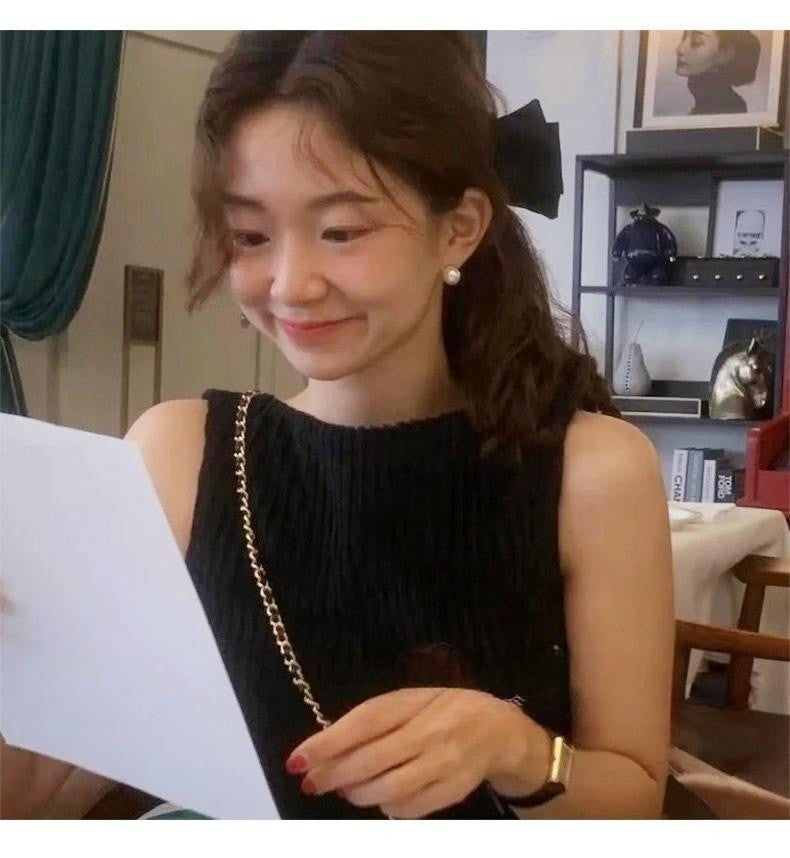 Pearl Sterling Sier Ear Female Fashion Earrings