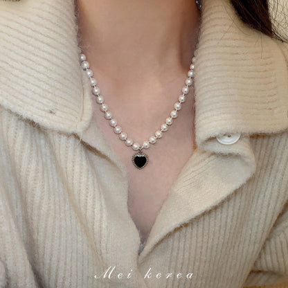 Love Pearl Niche High Sense Temperament Necklaces