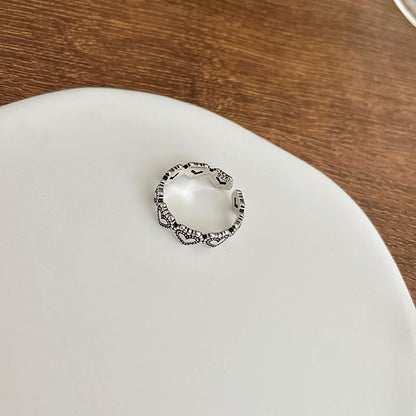 Women's Cool Thai Eight Awn Star Pure Design Rings