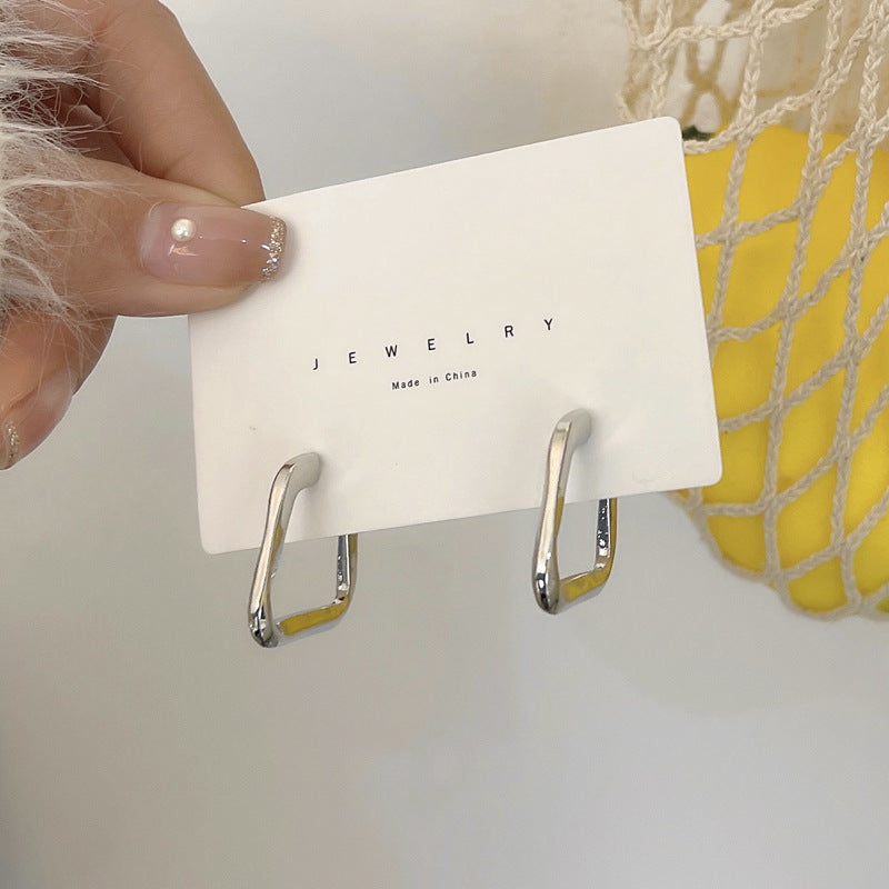 Needle Personality Simple Geometric Ear Female Earrings