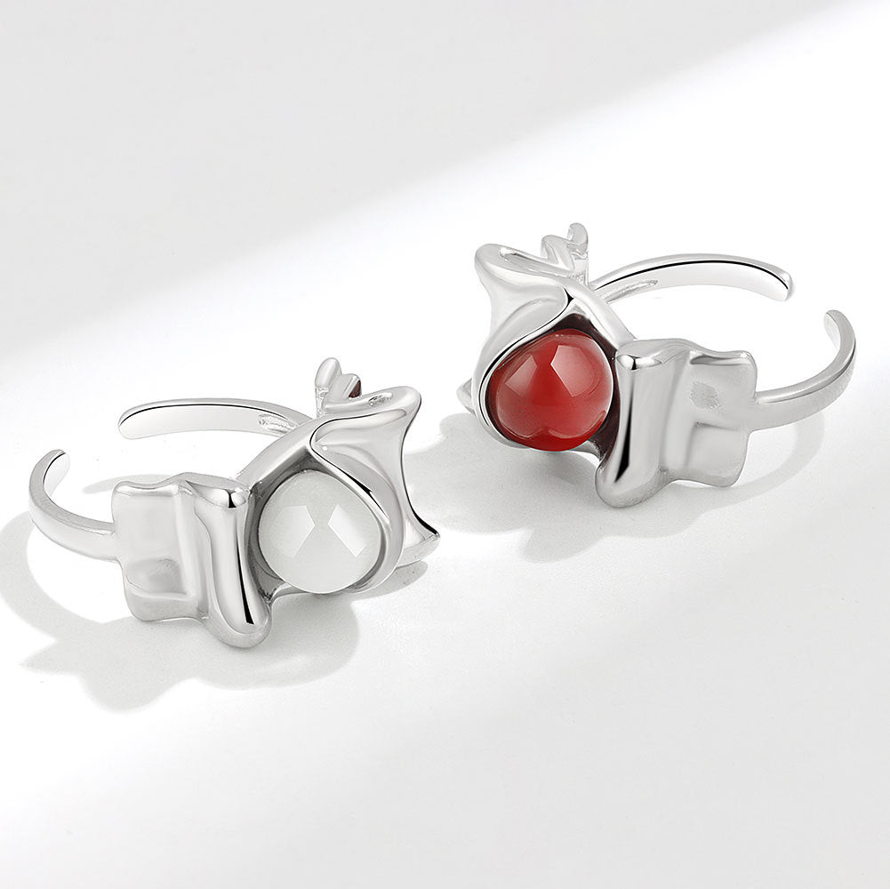 Agate Stone Design High-grade Simple Personality Rings