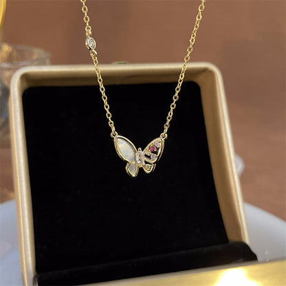 Women's & Men's & Sweet Cool Flower Stars Heart For Niche Design Clavicle Necklaces
