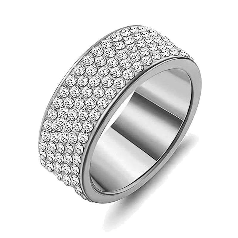 Men's Fashion And Luxury Polygon Shiny Hip Hop Rings