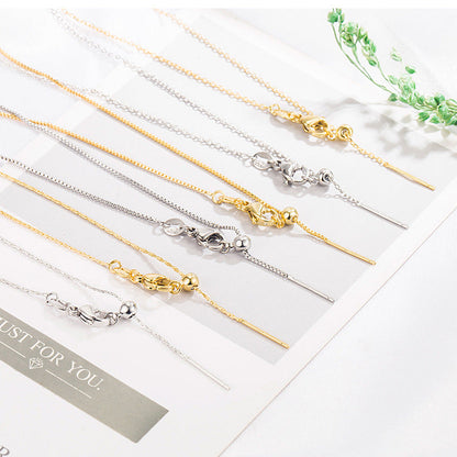 Women's Box Beaded Female Summer With Needle Universal Necklaces