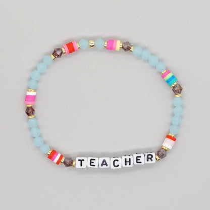 Beads Colorful Polymer Clay Crystal Handmade Bracelets