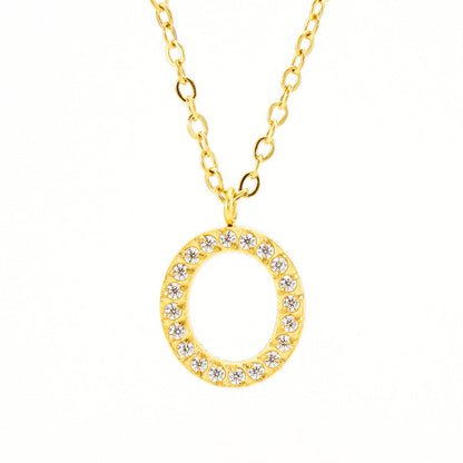 Women's English Letter Pendant High-grade Clavicle Chain Necklaces