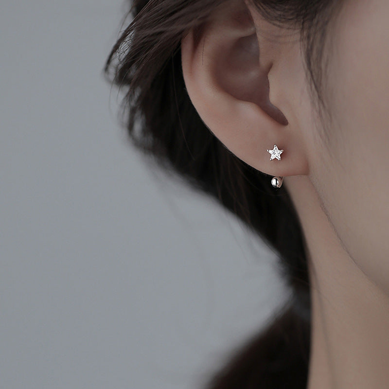 Star Ear Unique Male Bone Commuter Style Simple Earrings