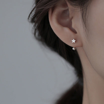 Star Ear Unique Male Bone Commuter Style Simple Earrings