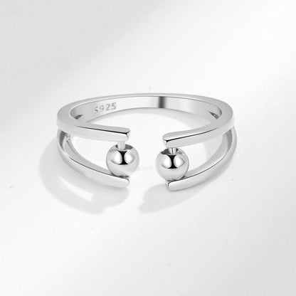 Retro Simple Stylish Joint Adjustable Ball Rings