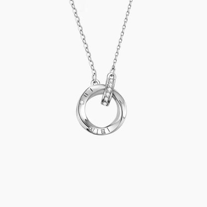 Strip Couple Pair Of Style Advanced Design Sense Necklaces