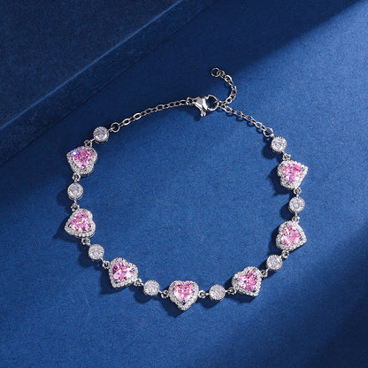 Women's Cherry Blossom Zircon Light Luxury Temperament Bracelets