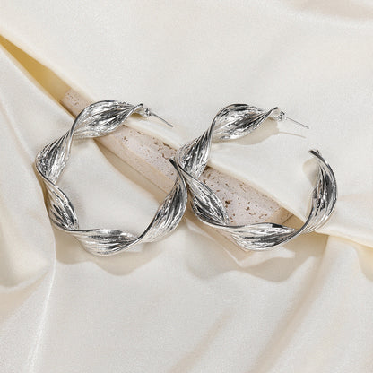 Women's Summer Metal Alloy Exaggerated Shaped Retro Earrings