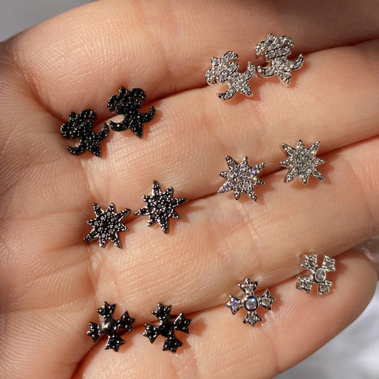 Women's & Men's Style And For Couple Ornament Word Earrings