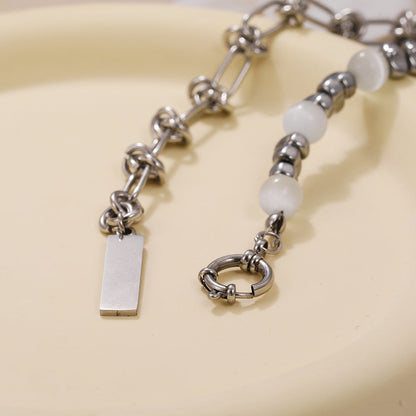 Men's High-grade Hip Hop Style Titanium Steel Chain Fashion Necklaces