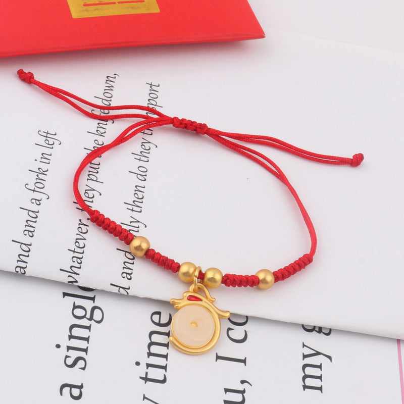 Dragon Red Rope Live Broadcast Hand-woven Bracelets