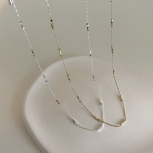 Of Sier Metal Female Niche Retro Personality And Minimalism Necklaces