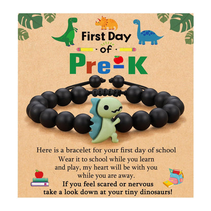 Opening Gift Green Aventurine Adjustable Black Frosted Bracelets