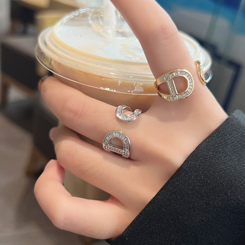 Women's Luxury Fashion Style Design Open Personal Rings