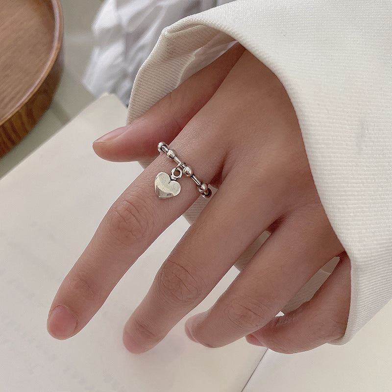 Love Pendant Sterling Sier Female Design Rings